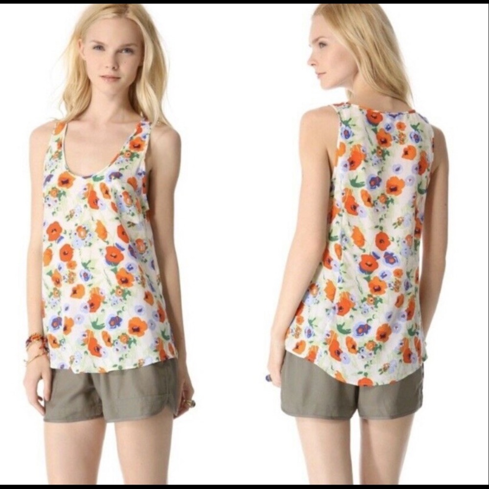 Joie Rain B Floral Tank Top